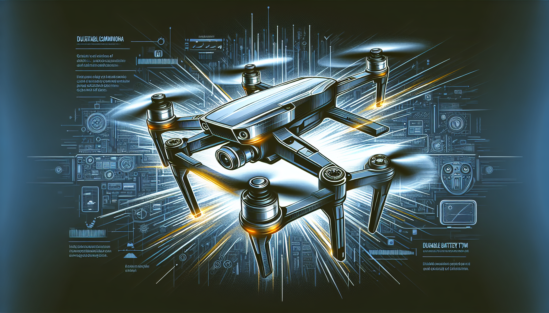 DJI Air 3 Fly More Combo (DJI RC-N2) + 65W Portable Charger, Drone with Camera for Adults 4K HDR, Medium Tele  Wide-Angle Dual Primary Cameras, 46-Min Max Flight Time, 48MP, Two Extra Batteries