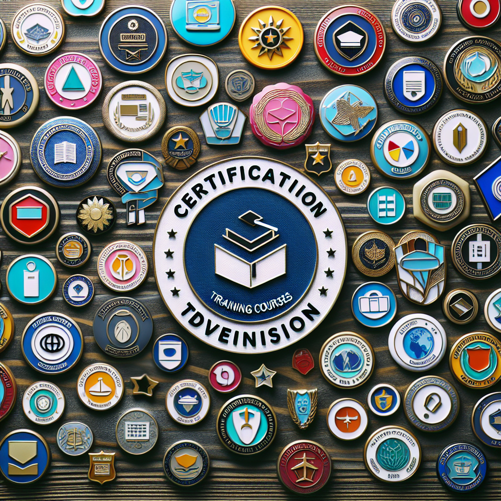Certification options for training courses