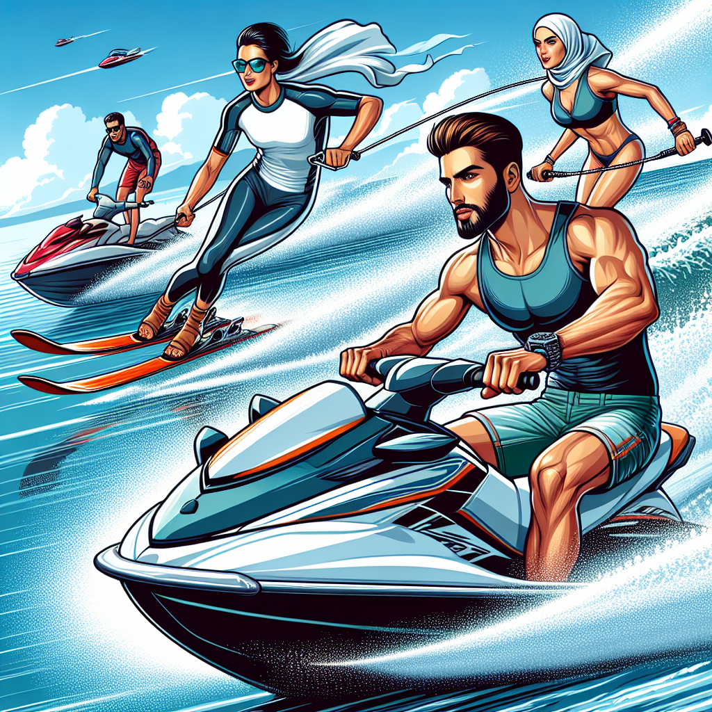 Racing through the waves