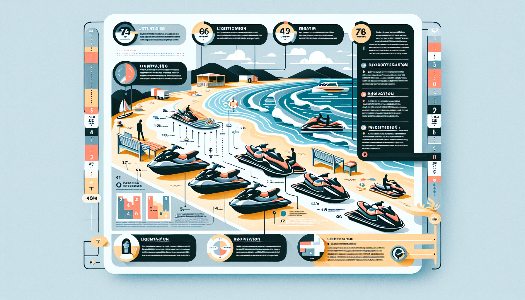 Licensing and registration requirements for renting a jet ski from A2Z Powersport in Orange Beach AL