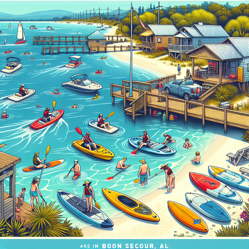 Water Sports Equipment Rental Services Near Bon Secour, AL