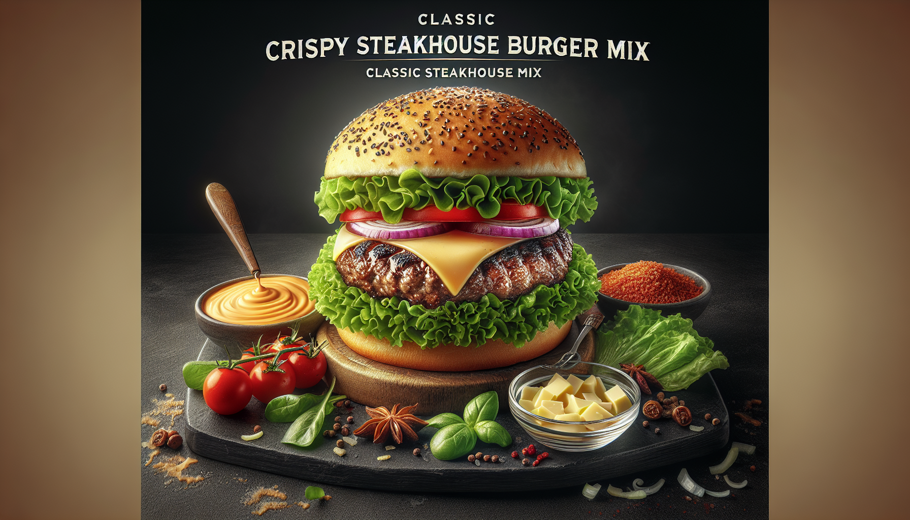 Urban Accents Crispy Smash Patty Burger Classic Steakhouse Mix Urban Accents Crispy Smash Patty Burger Classic Steakhouse Mix
