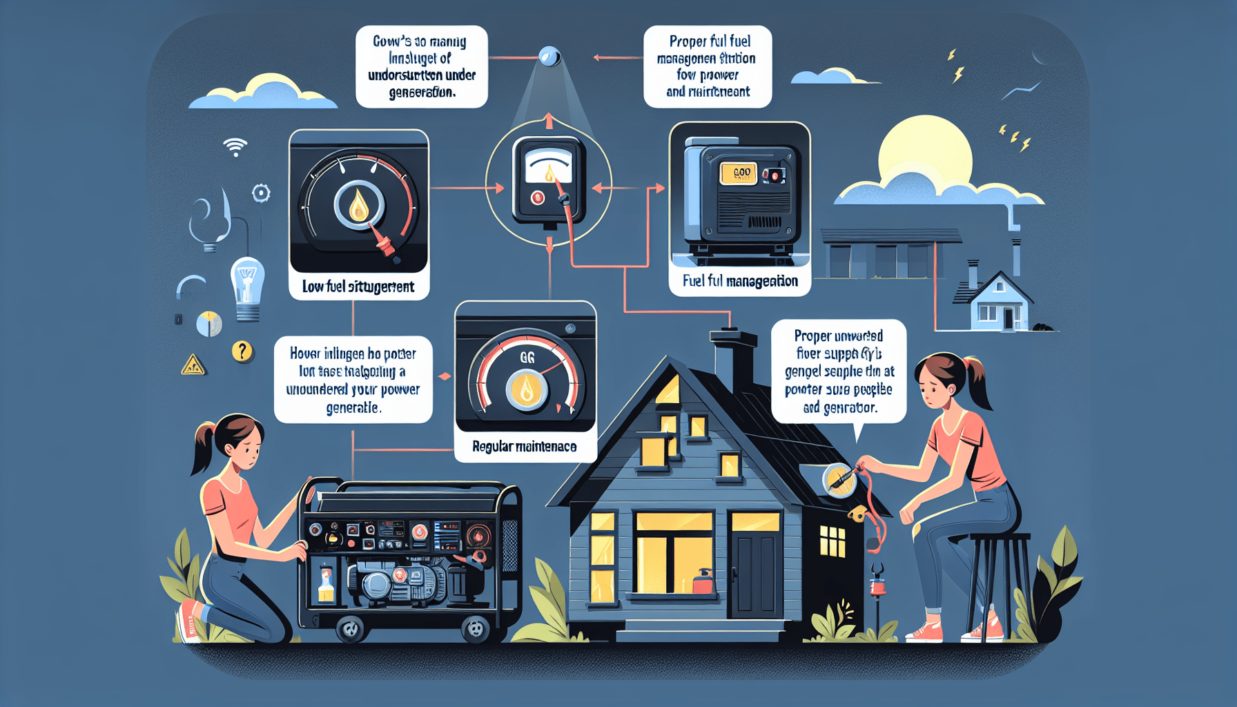 How to Handle Low Fuel Situations for a Generator - Generator Wisdom