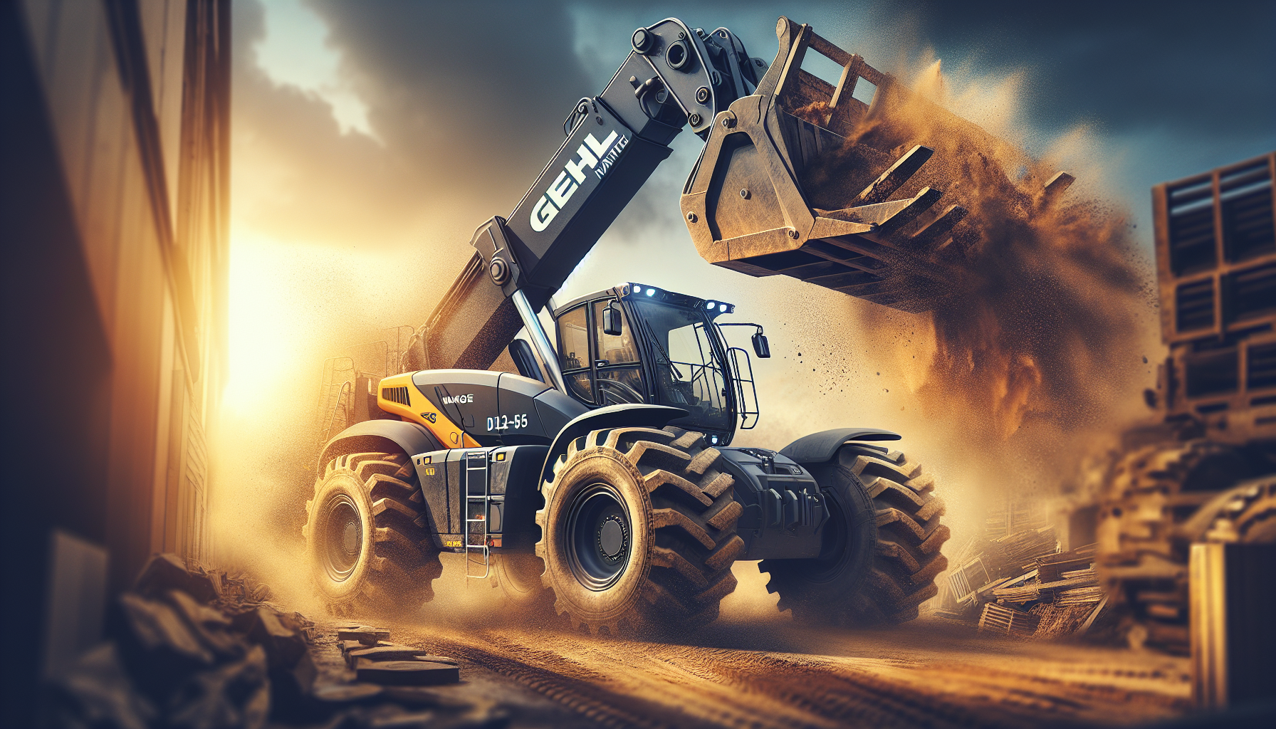 Gehl DL12-55 Telehandler Gehl DL12-55 Telehandler