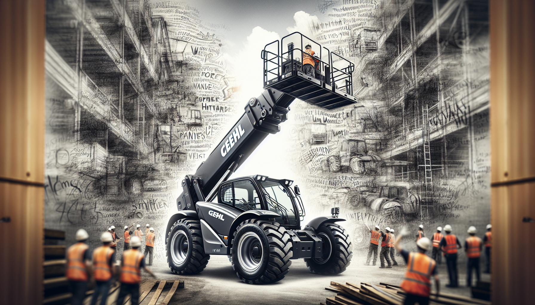 Gehl DL12-55 Telehandler Gehl DL12-55 Telehandler