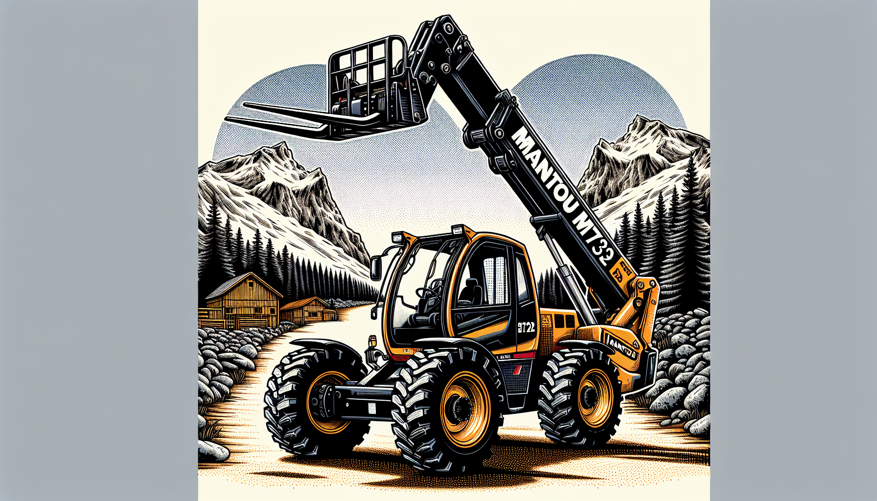 Manitou MT732 Telehandler
