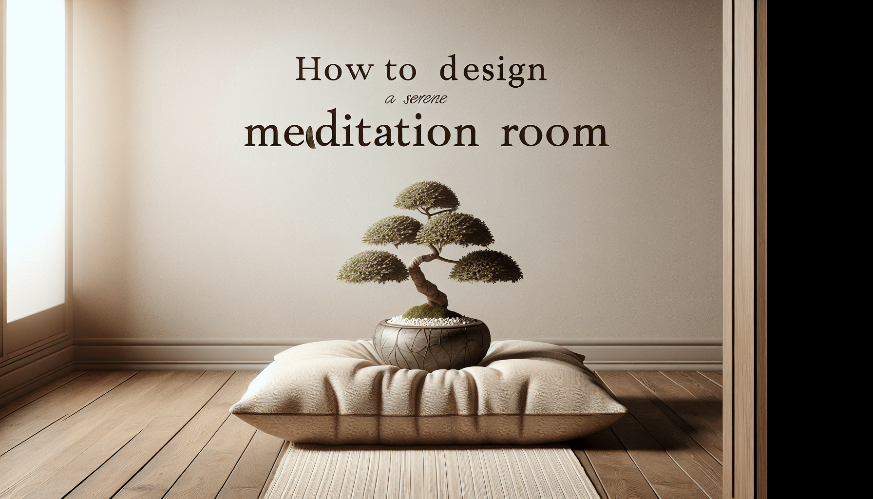 Creating a Serene Meditation Space with Natural Elements