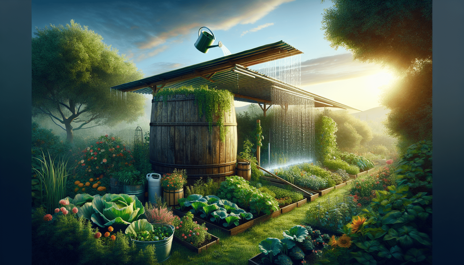 Creating a Sustainable Garden with Rainwater Harvesting Creating a Sustainable Garden with Rainwater Harvesting