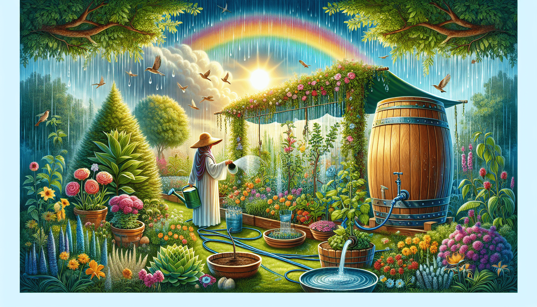 Creating a Sustainable Garden with Rainwater Harvesting Creating a Sustainable Garden with Rainwater Harvesting