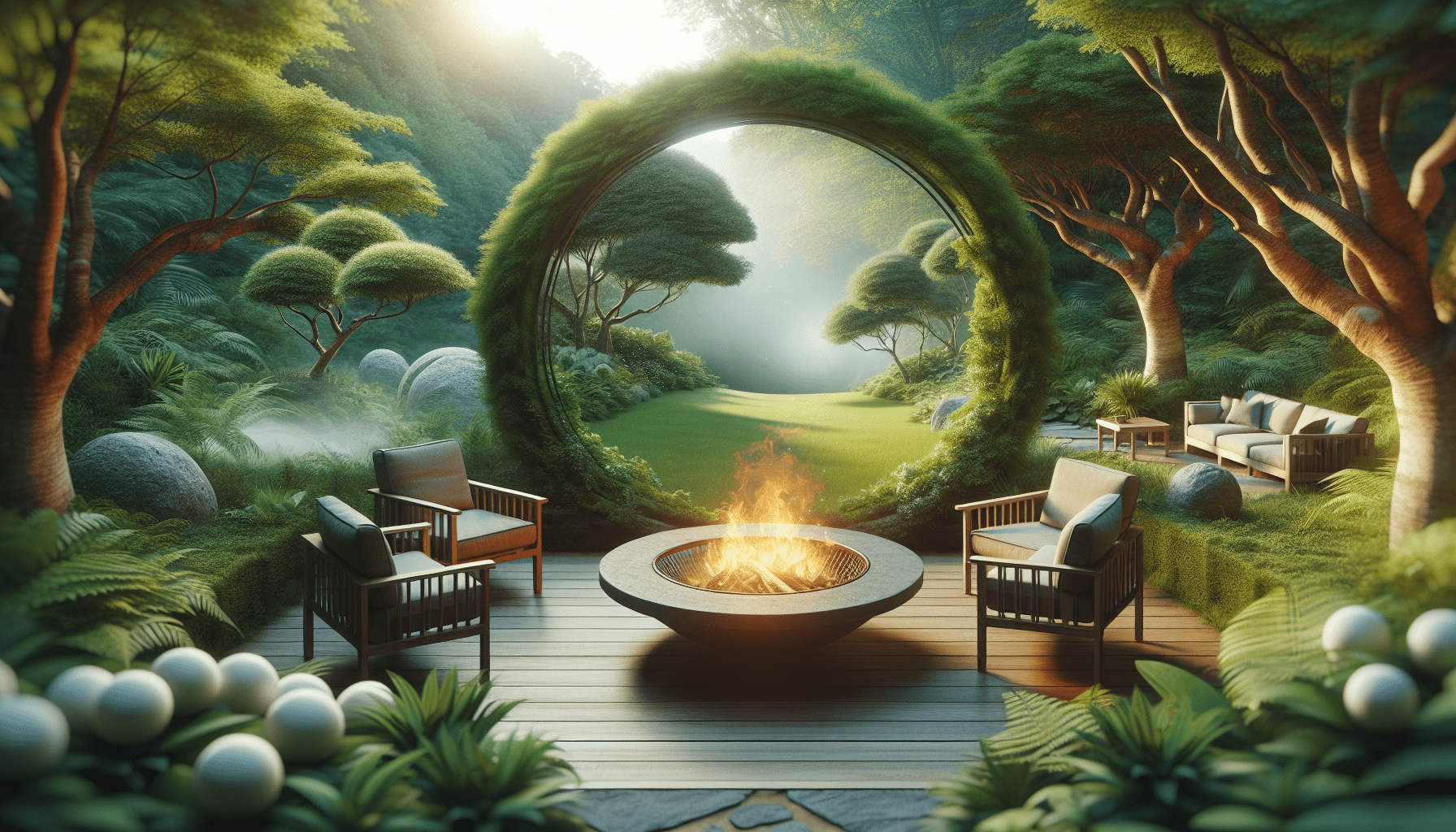 Creating an Outdoor Oasis with a Custom Fire Pit Area Creating an Outdoor Oasis with a Custom Fire Pit Area