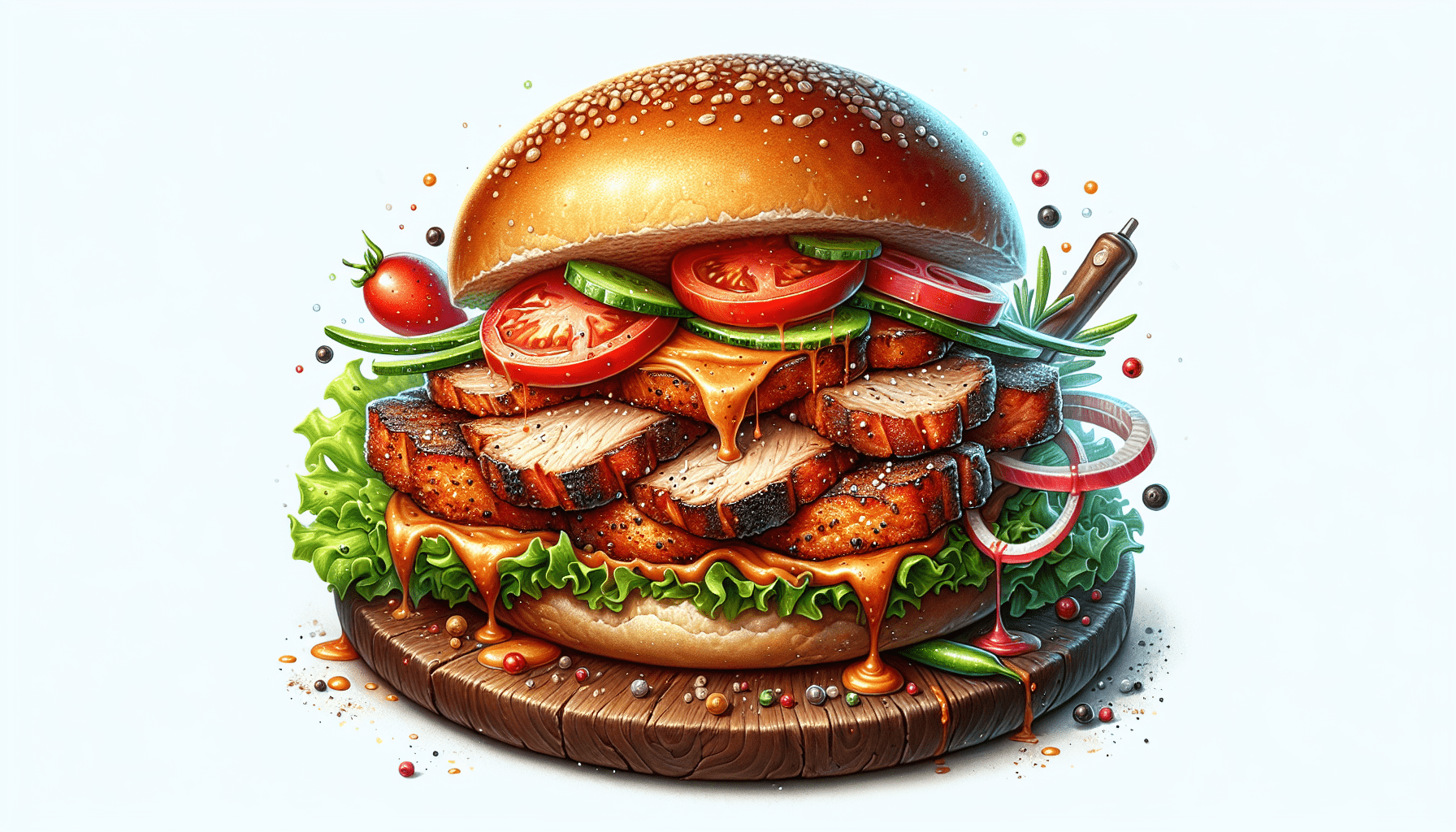 Jerk Pork Tenderloin Sandwiches: A Delicious Lunch Option