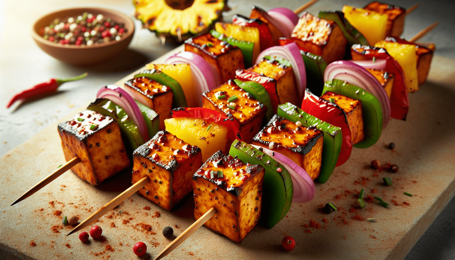 How To Make Jerk Tofu Shish Kebabs