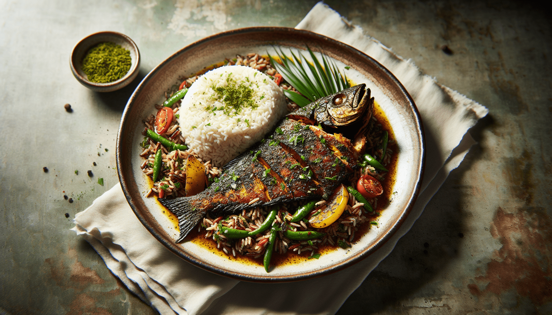 Jerk Fish With Coconut Rice: A Flavorful Pairing Jerk Fish With Coconut Rice: A Flavorful Pairing