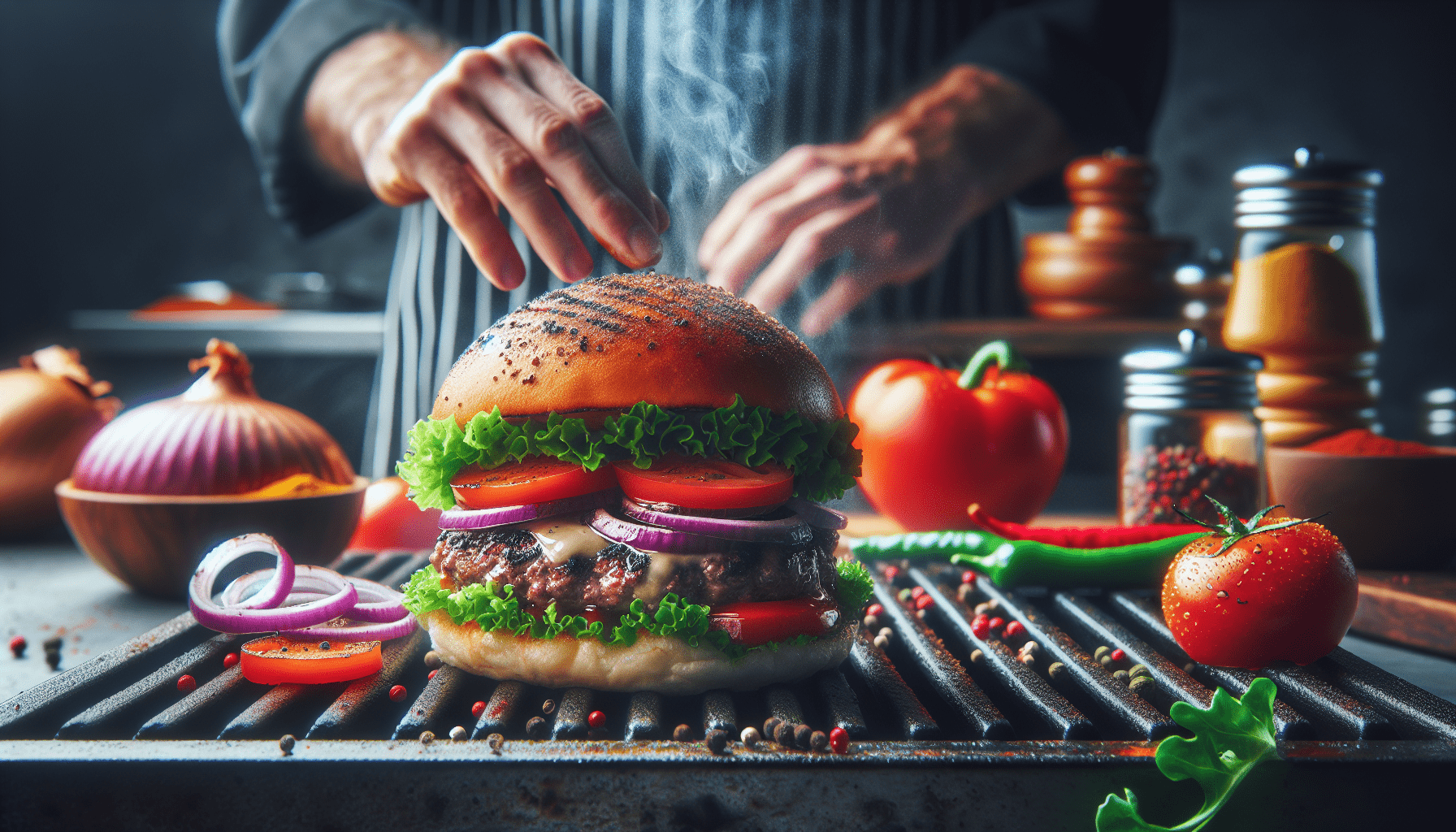 Behind The Scenes: A Day In The Life Of A Jerk Burger Chef