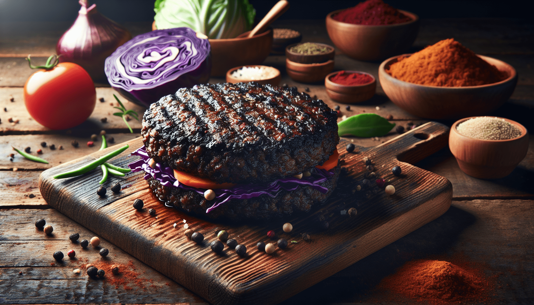 Jerked Black Bean Burgers With Spicy Slaw: A Flavorful Burger Option