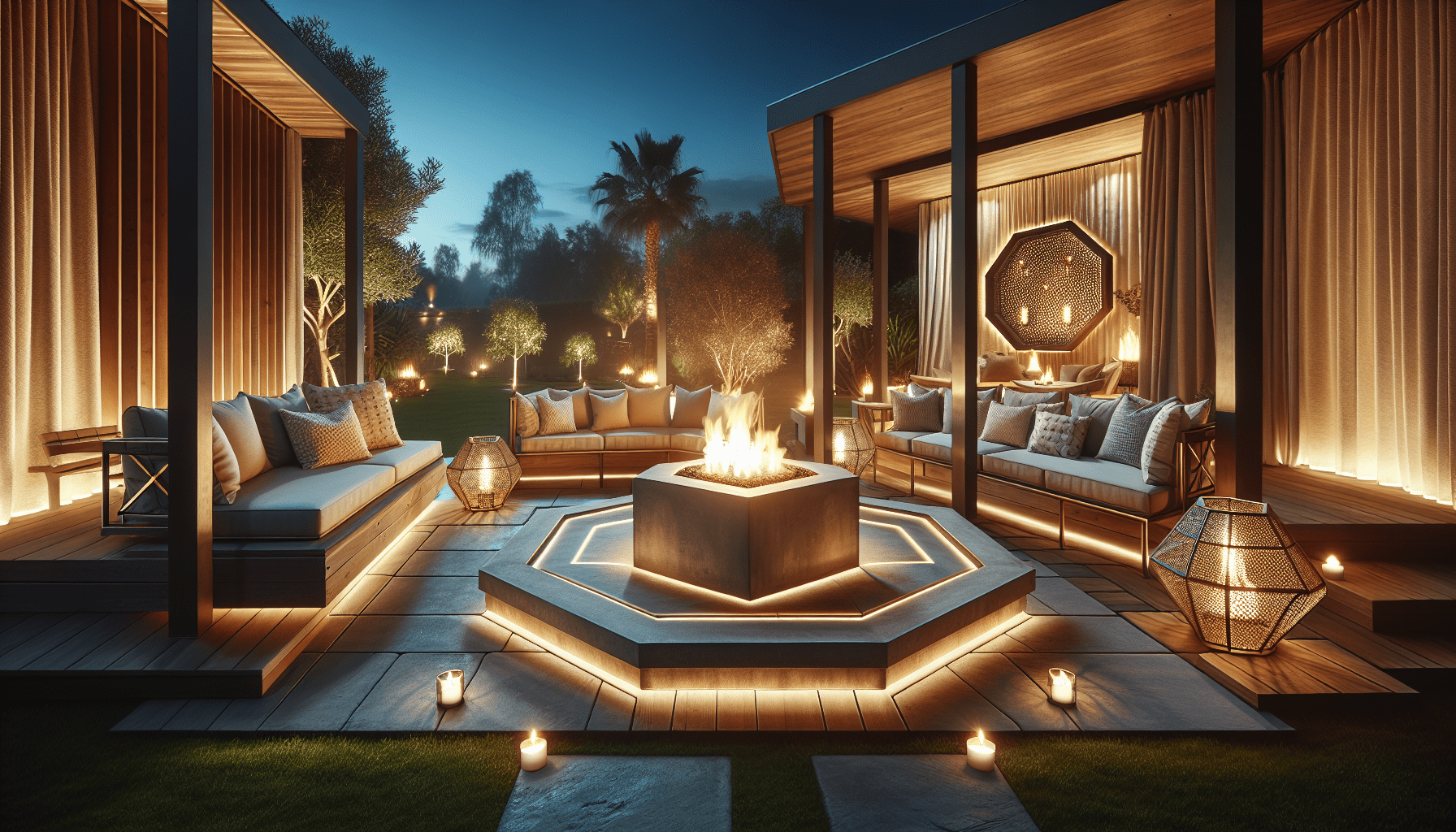 How To Incorporate An Octagonal Fire Pit Into Your Outdoor Space