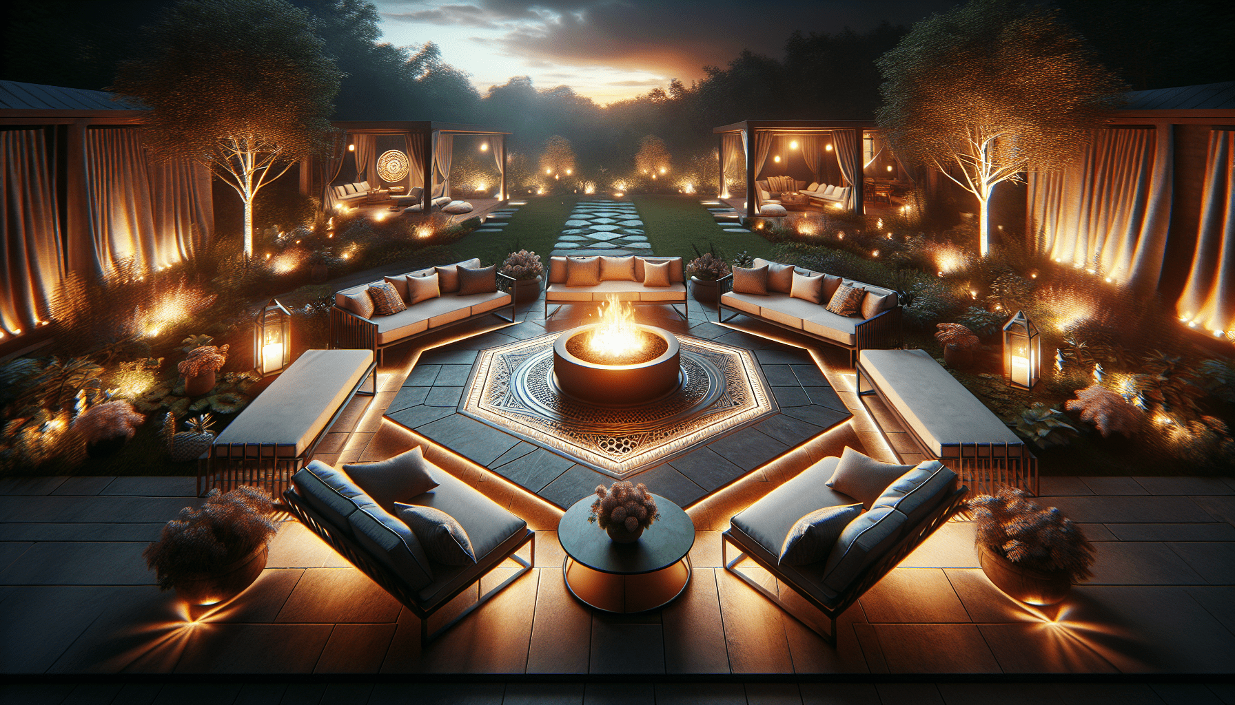 How To Incorporate An Octagonal Fire Pit Into Your Outdoor Space