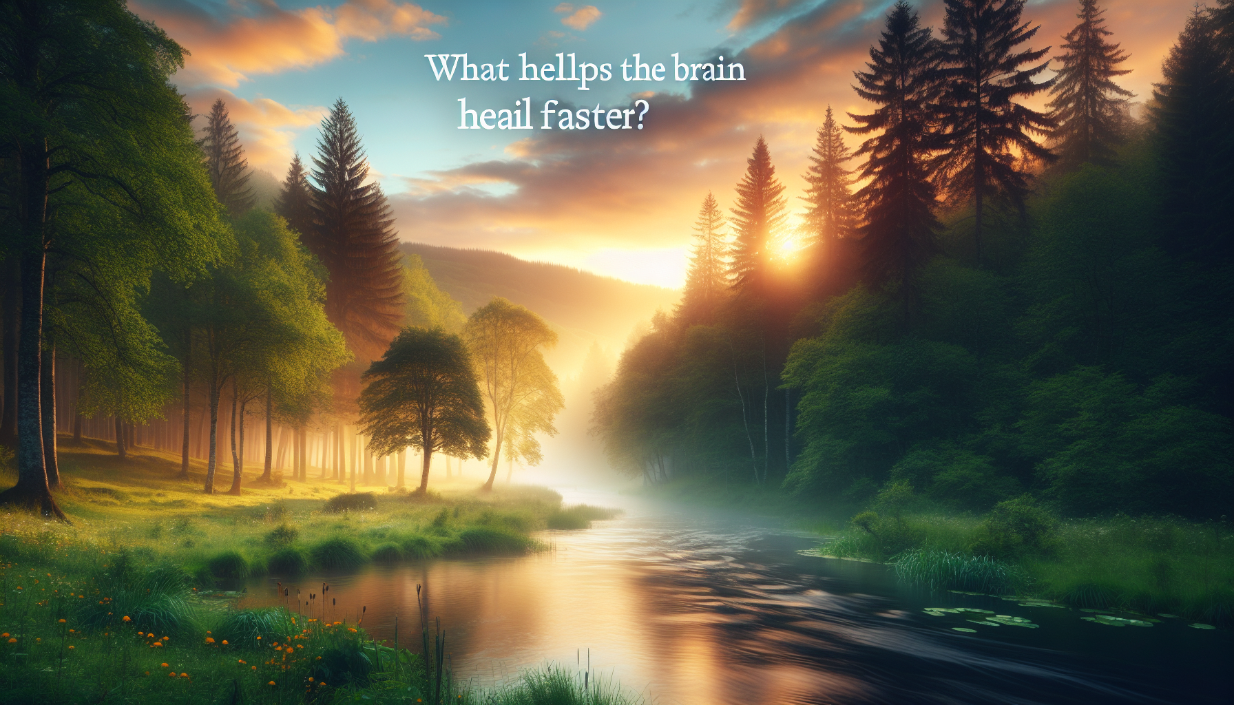 What Helps The Brain Heal Faster?