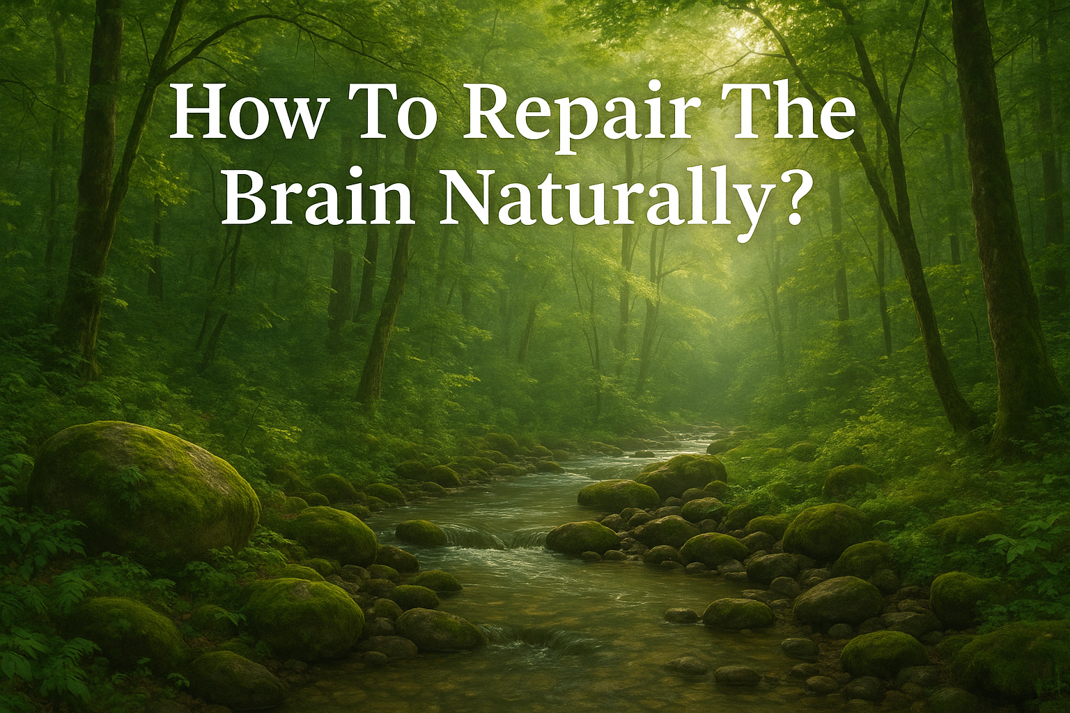 How To Repair The Brain Naturally? How To Repair The Brain Naturally?