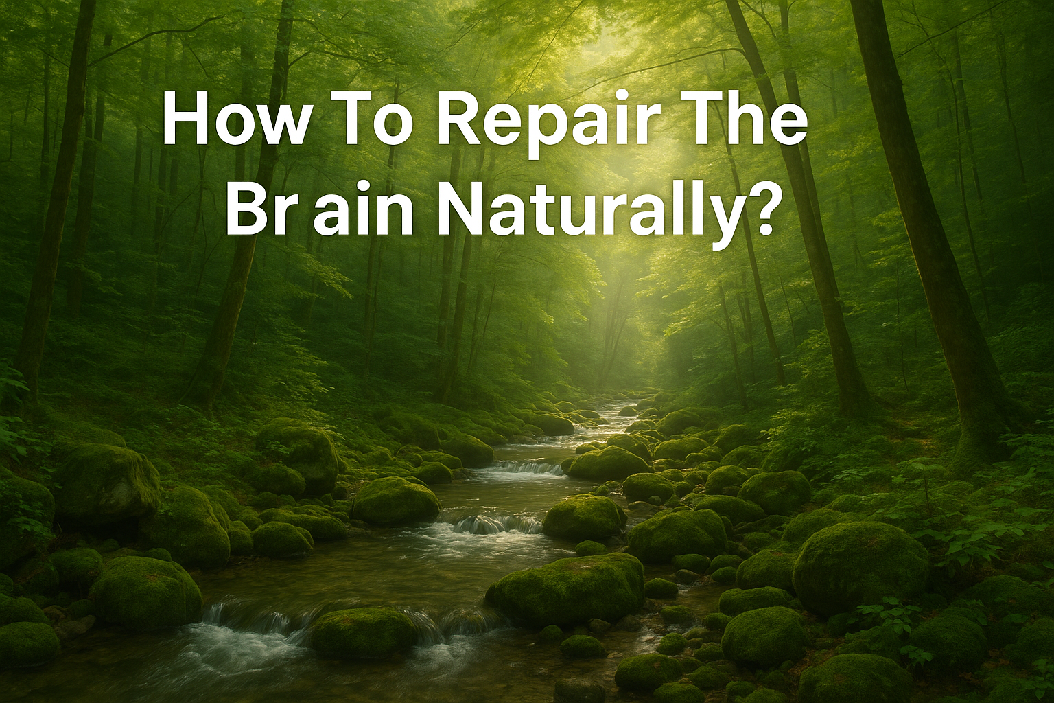 How To Repair The Brain Naturally? How To Repair The Brain Naturally?