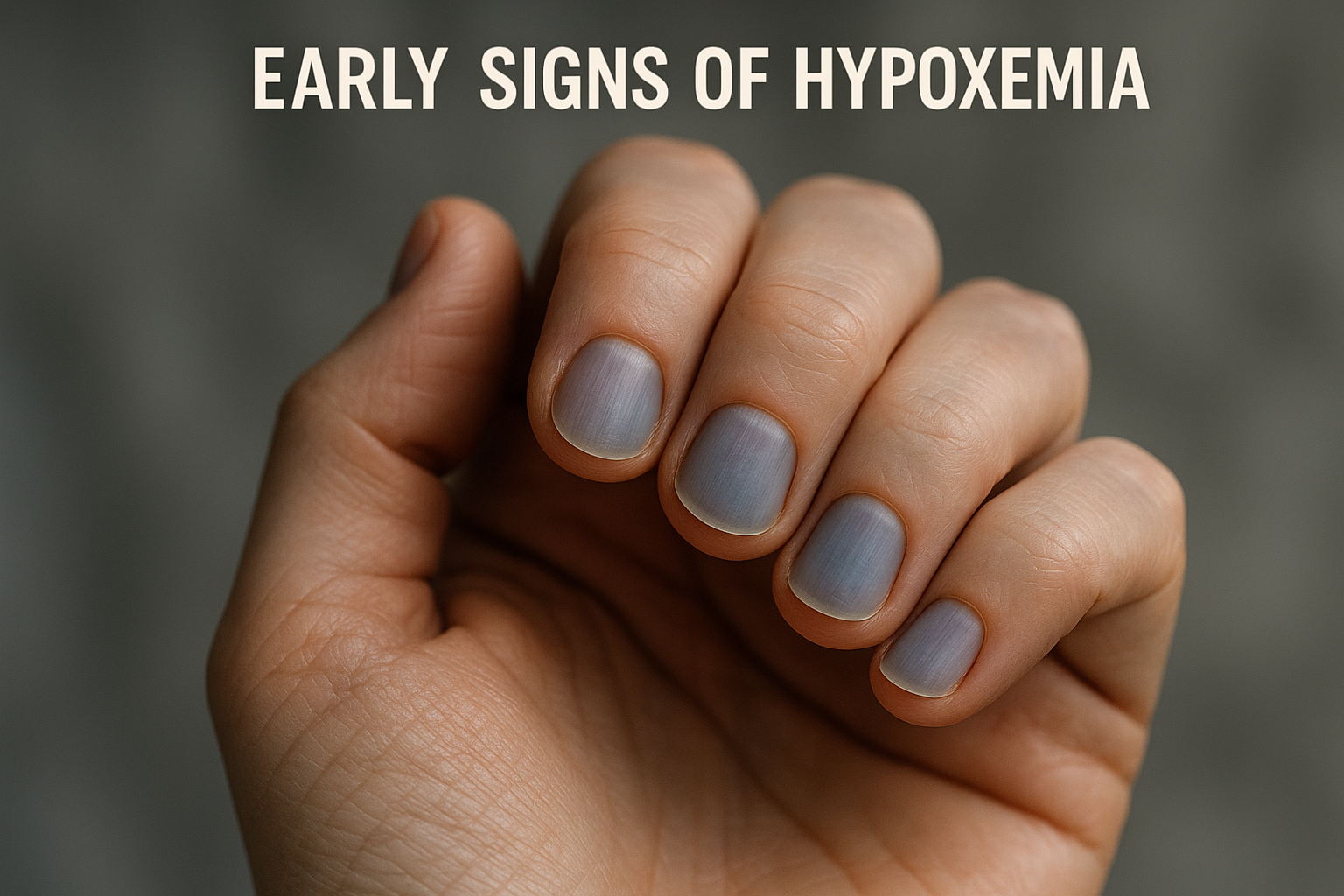 What Is One Of The First Signs Of Hypoxemia?