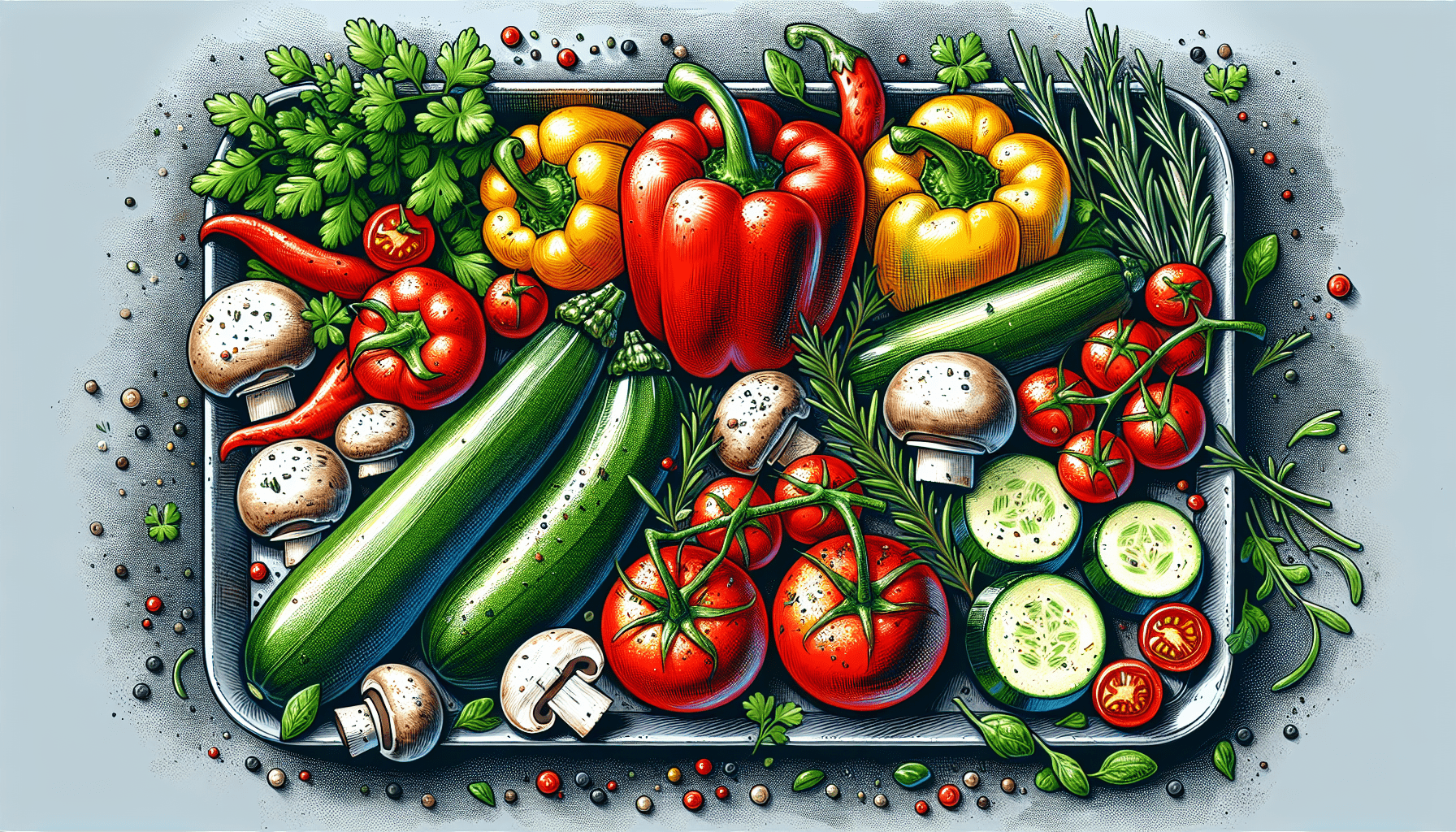 Roasted Vegetables with Herbs