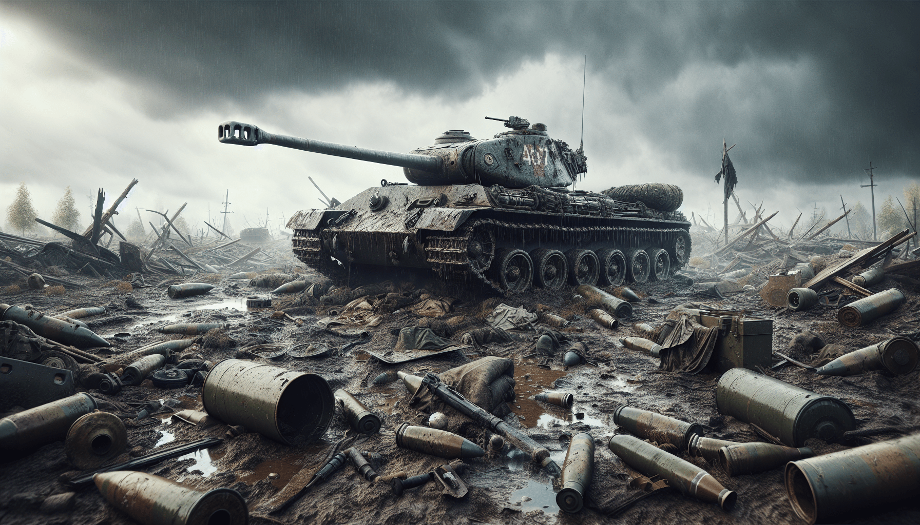 Russias Embattled Tank on the Frontlines in Ukraine