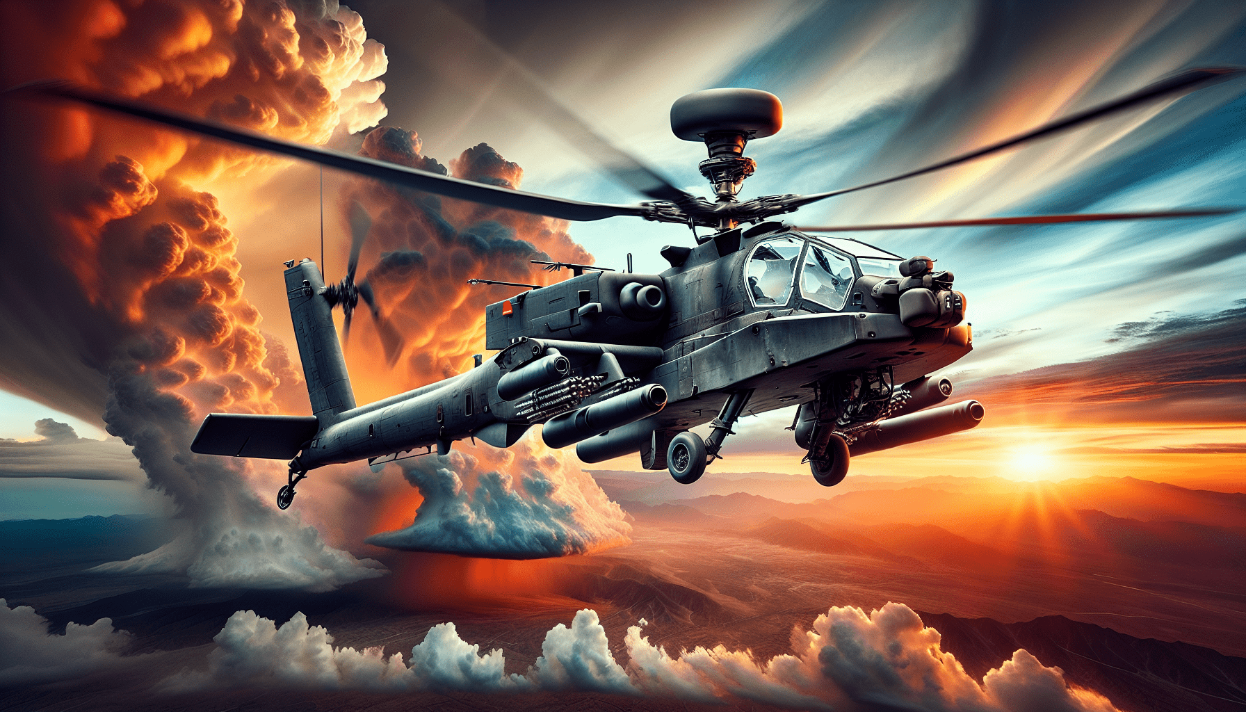 Americas Twin Cannon Artillery Helicopter is Wild