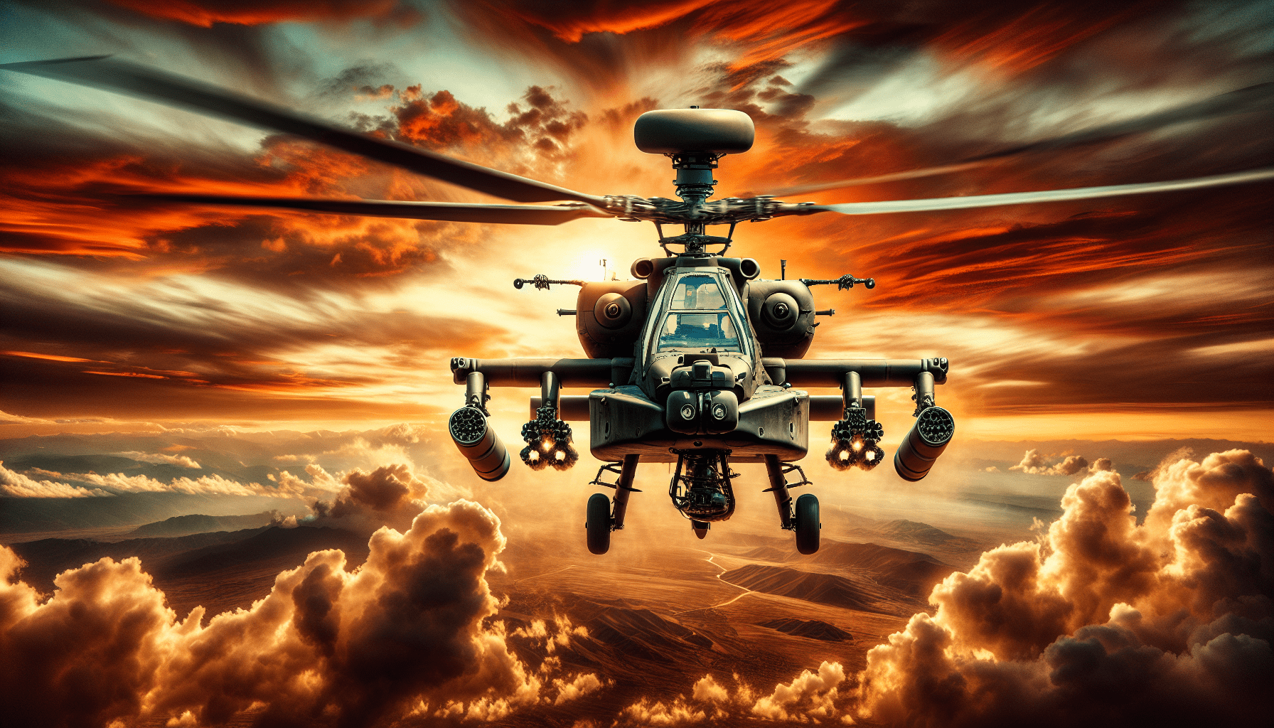 Americas Twin Cannon Artillery Helicopter is Wild