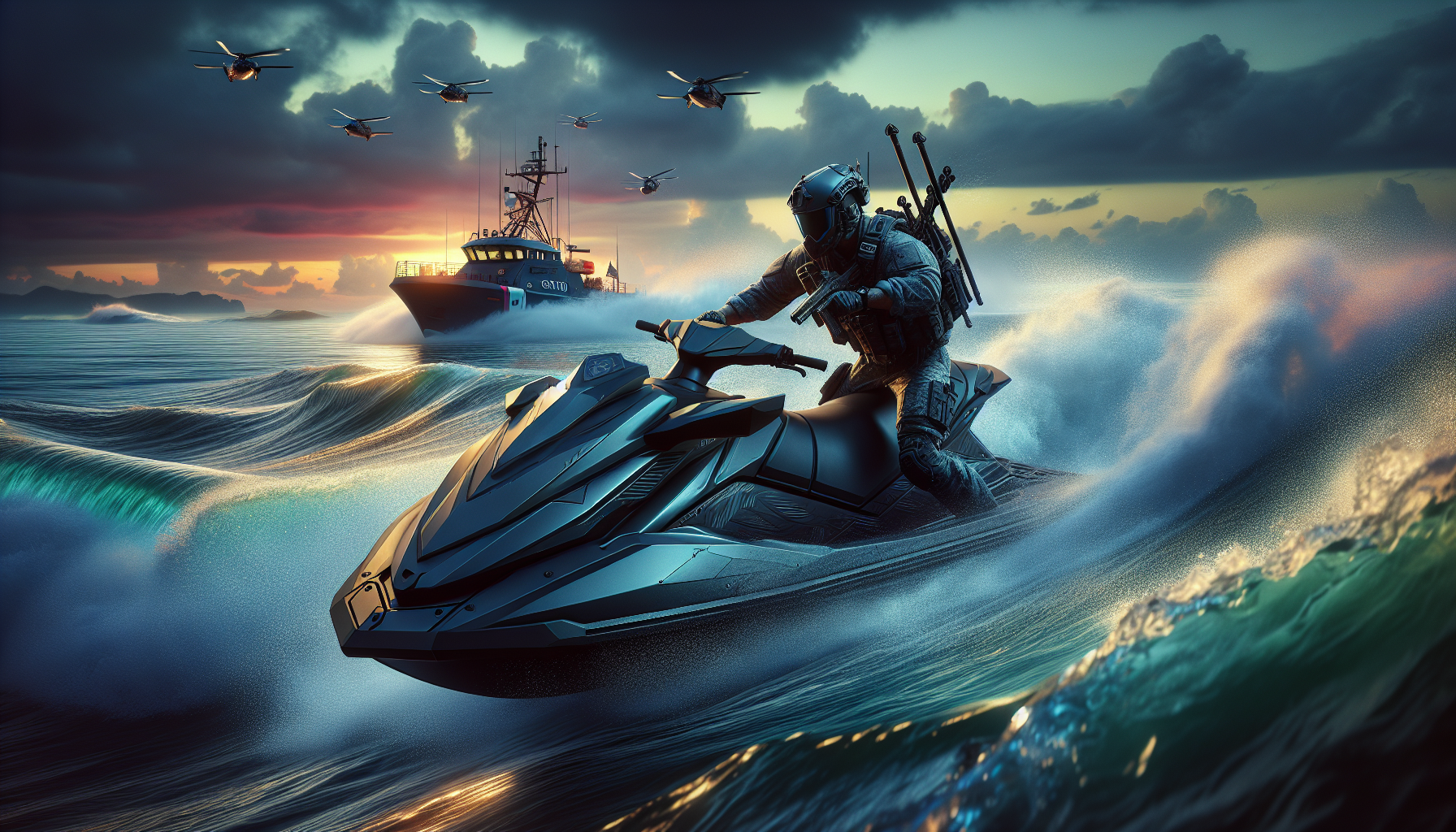 The Coast Guard now has tactical jet skis The Coast Guard now has tactical jet skis
