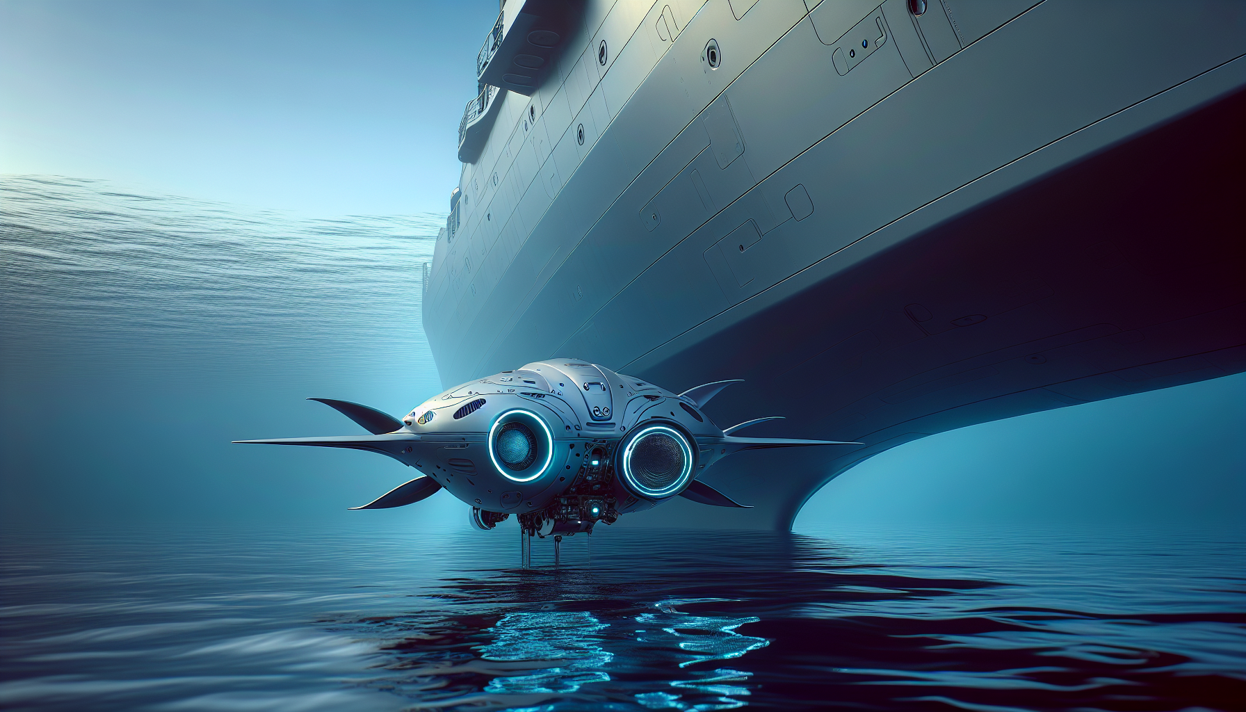 This New Underwater Drone Clings To Ships And Launches Drones