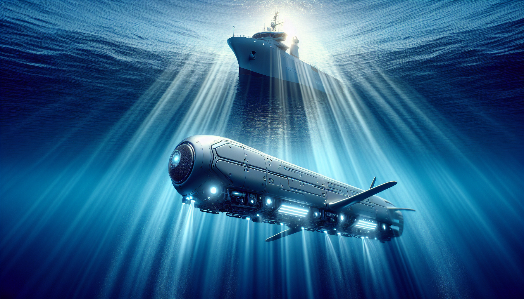 This New Underwater Drone Clings To Ships And Launches Drones