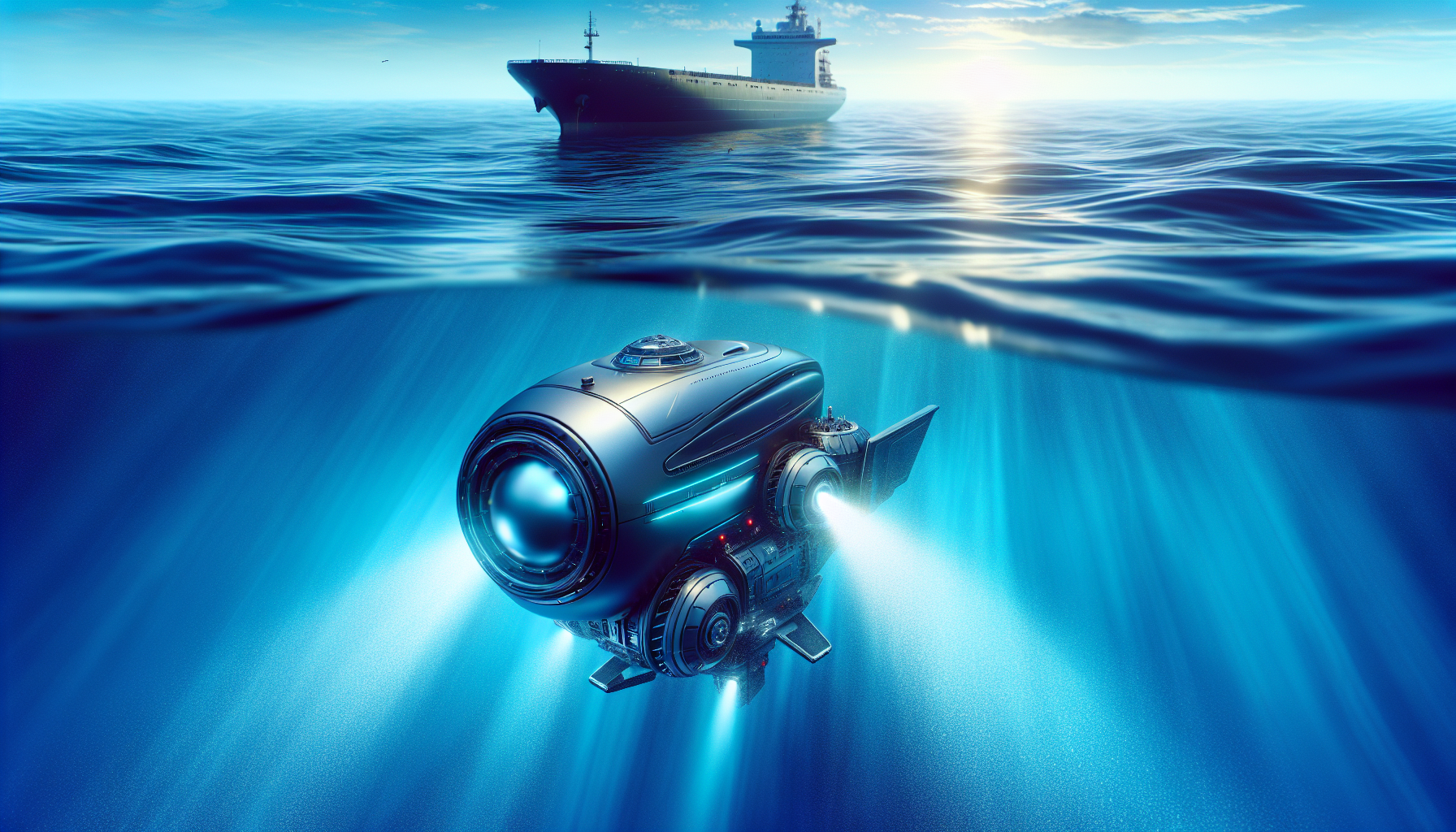 This New Underwater Drone Clings To Ships And Launches Drones