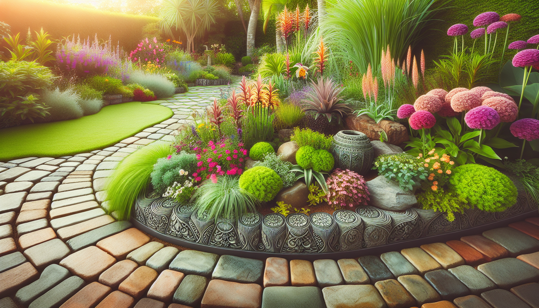 How To Use Hardscaping For Garden Edging Installation Near Mesa