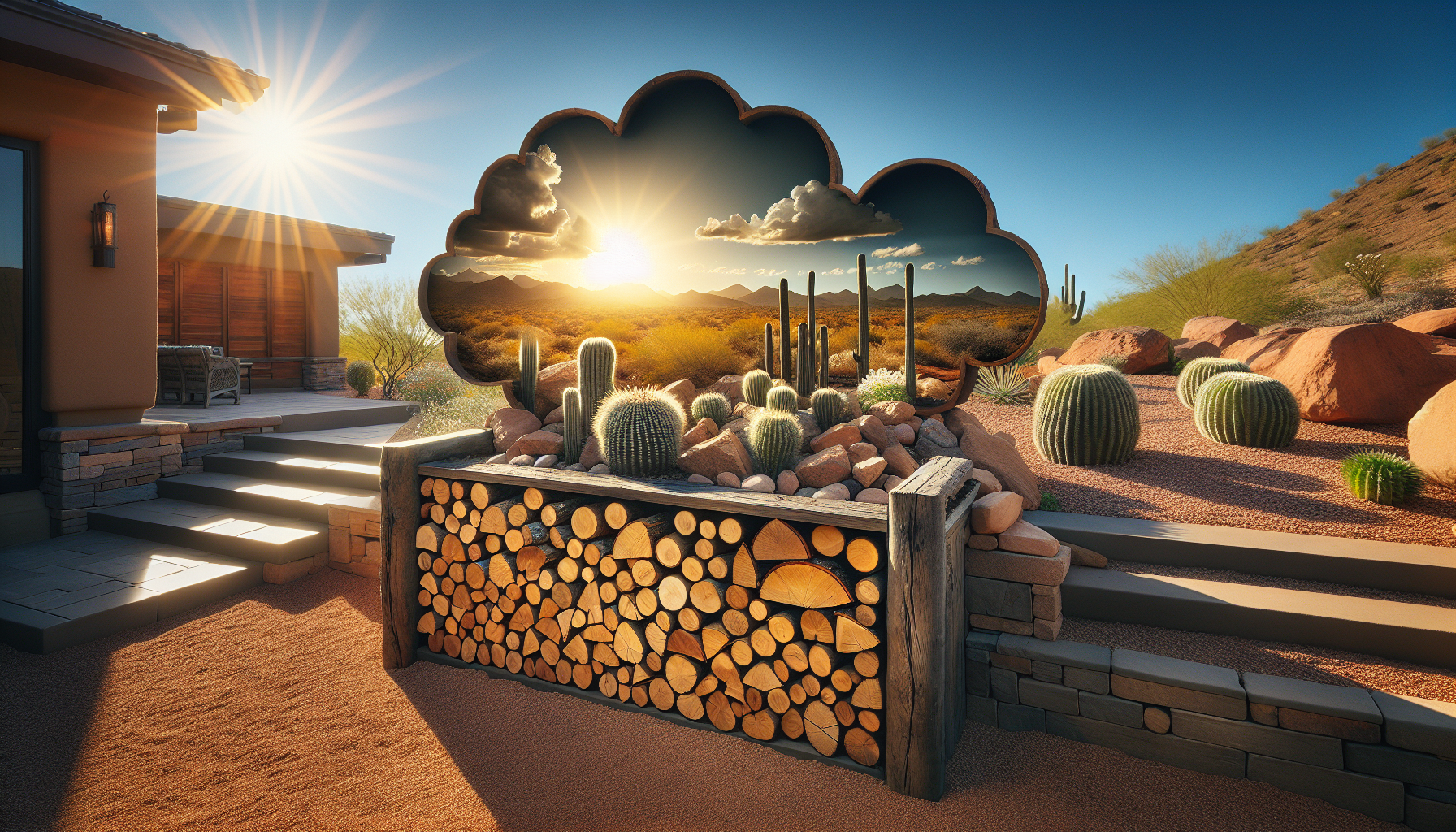 How To Use Hardscaping For A Firewood Storage Solution Near Scottsdale