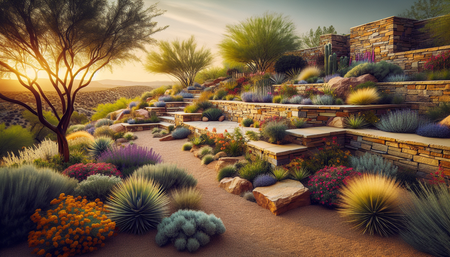 How To Use Hardscaping For Landscape Retaining Solutions Near Mesa