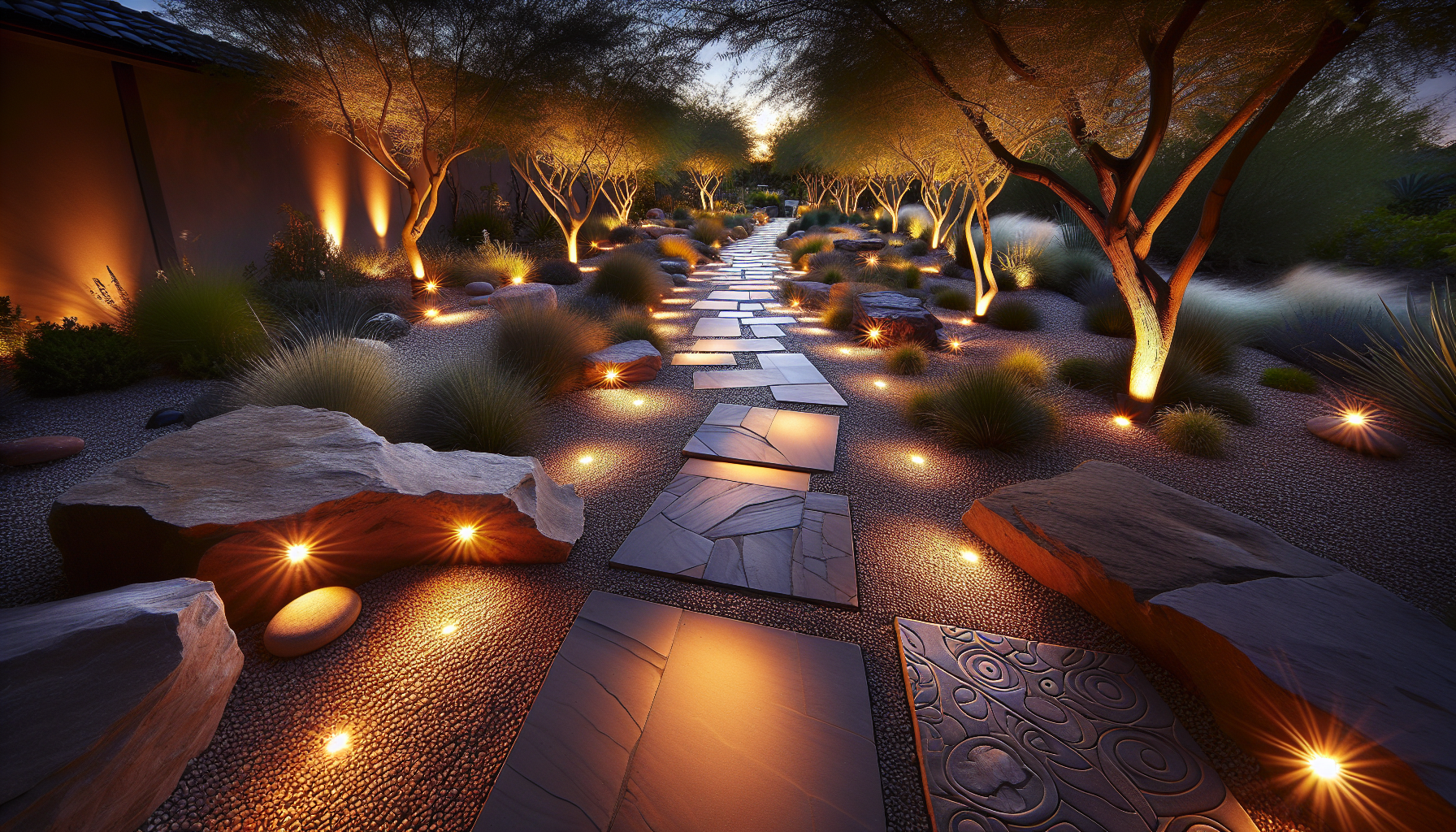 How To Use Hardscaping For Pathway Lighting Near Tempe