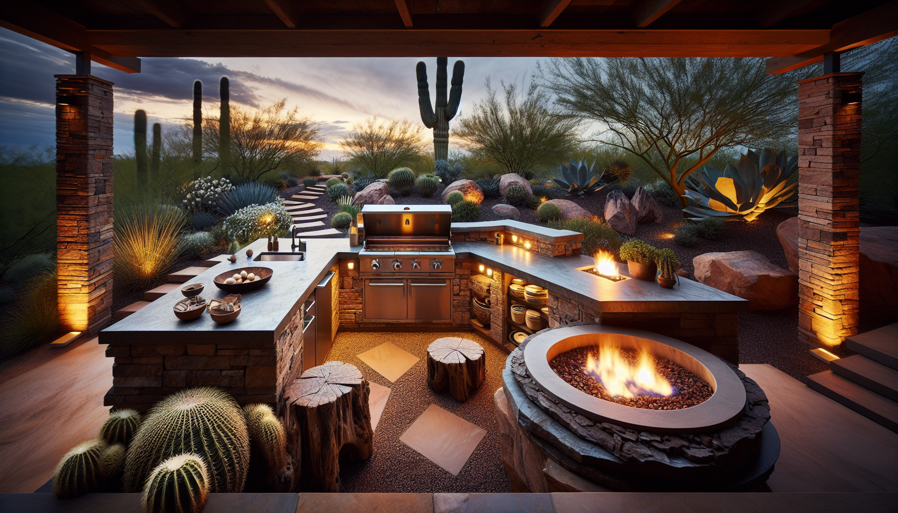 How To Use Hardscaping For Outdoor Kitchen Plumbing Near Scottsdale