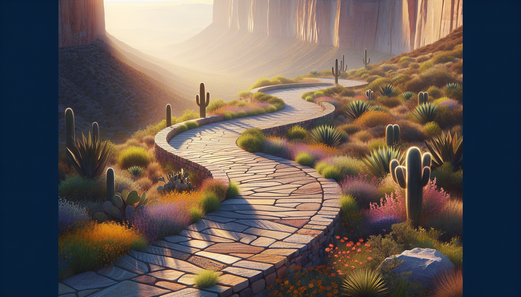 How To Use Hardscaping For A Stone Walkway Design Near Mesa