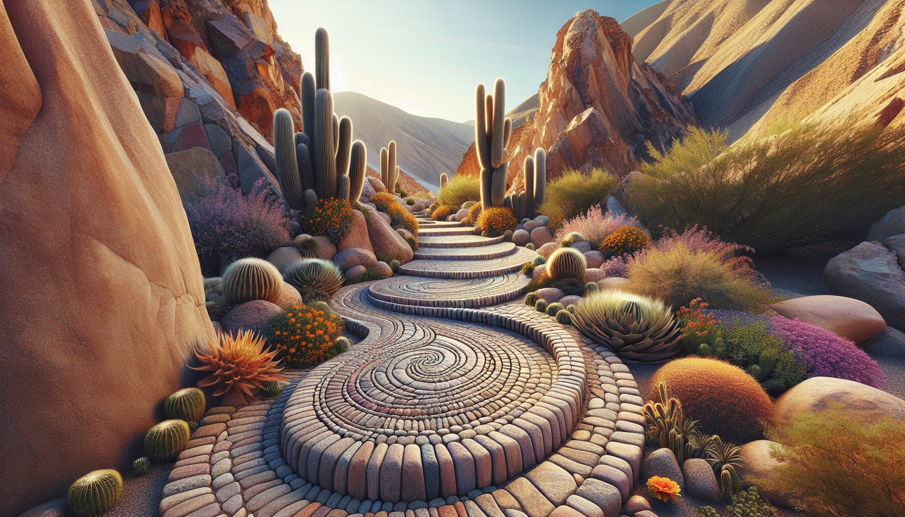 How To Use Hardscaping For A Stone Walkway Design Near Mesa