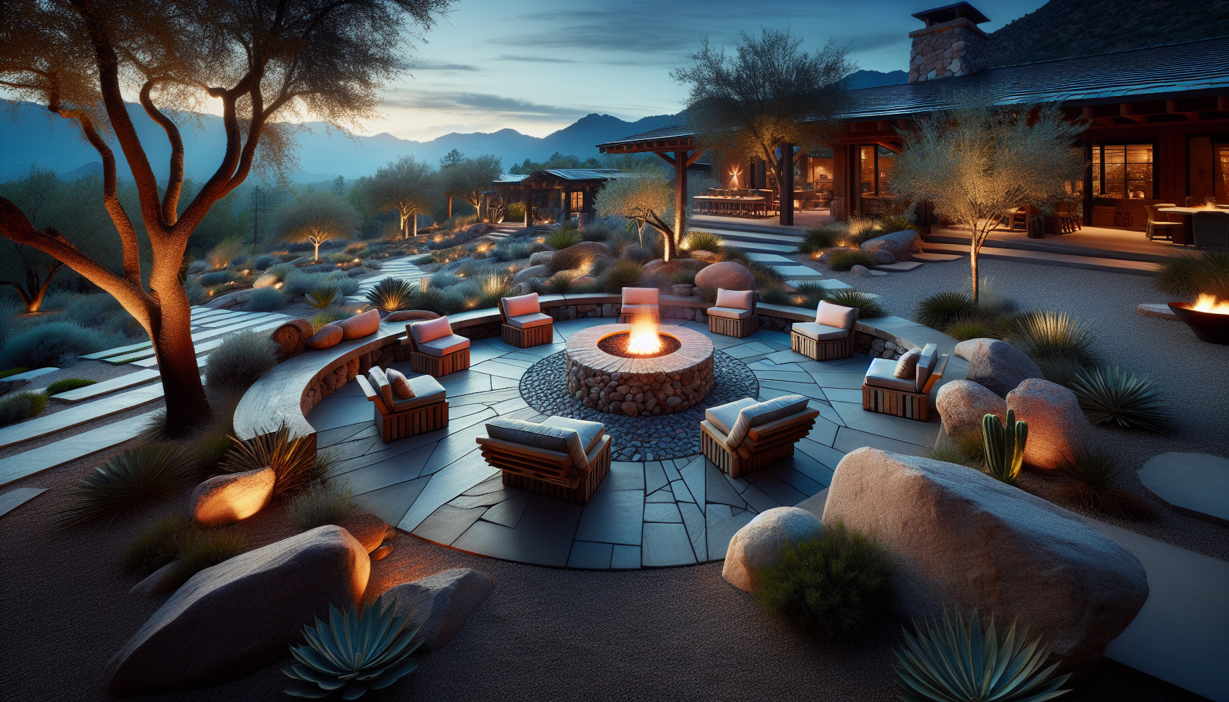 How To Use Hardscaping For Fire Pit Construction Near Paradise Valley
