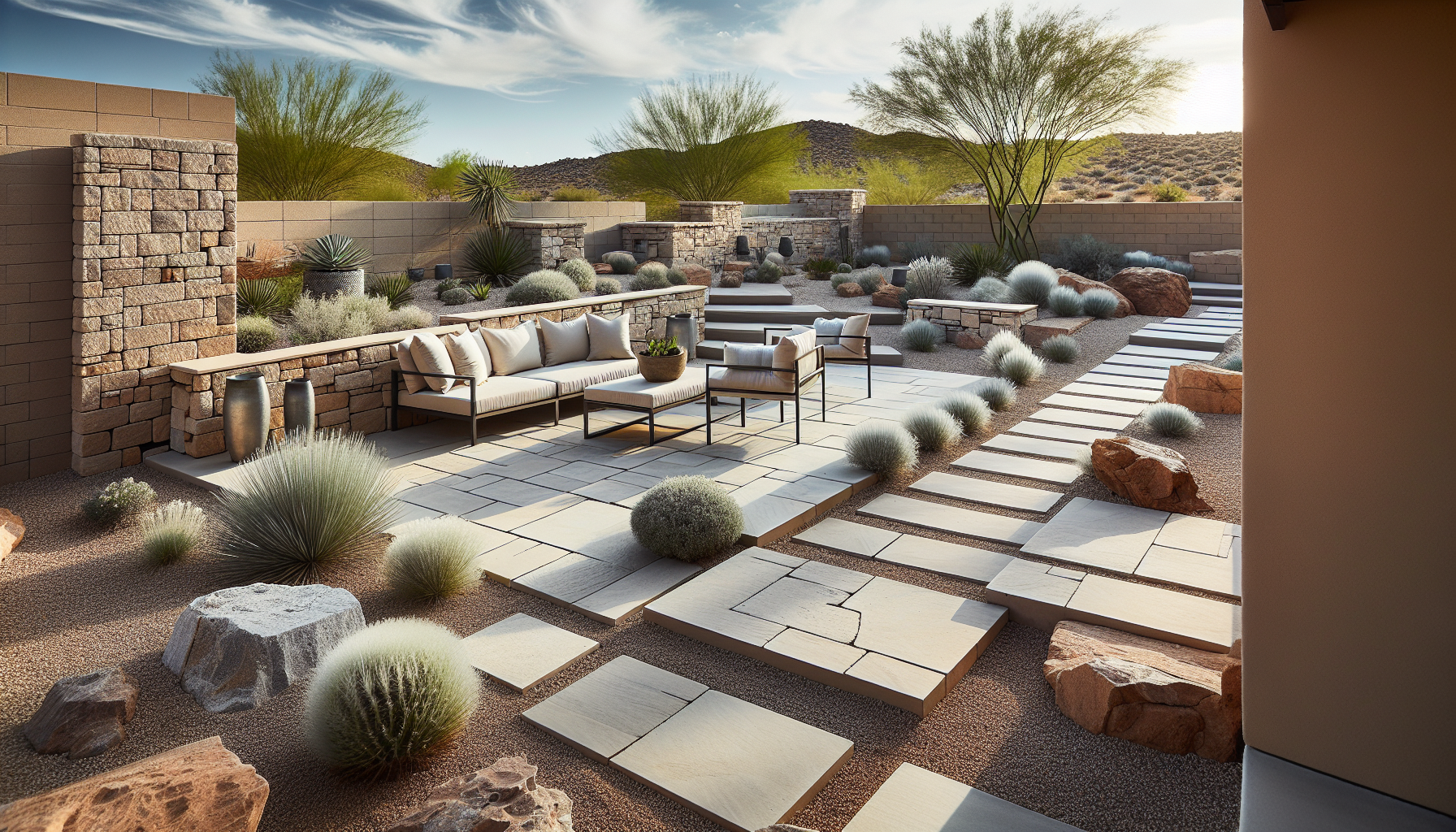 How To Use Hardscaping For Low-maintenance Landscaping Near Scottsdale