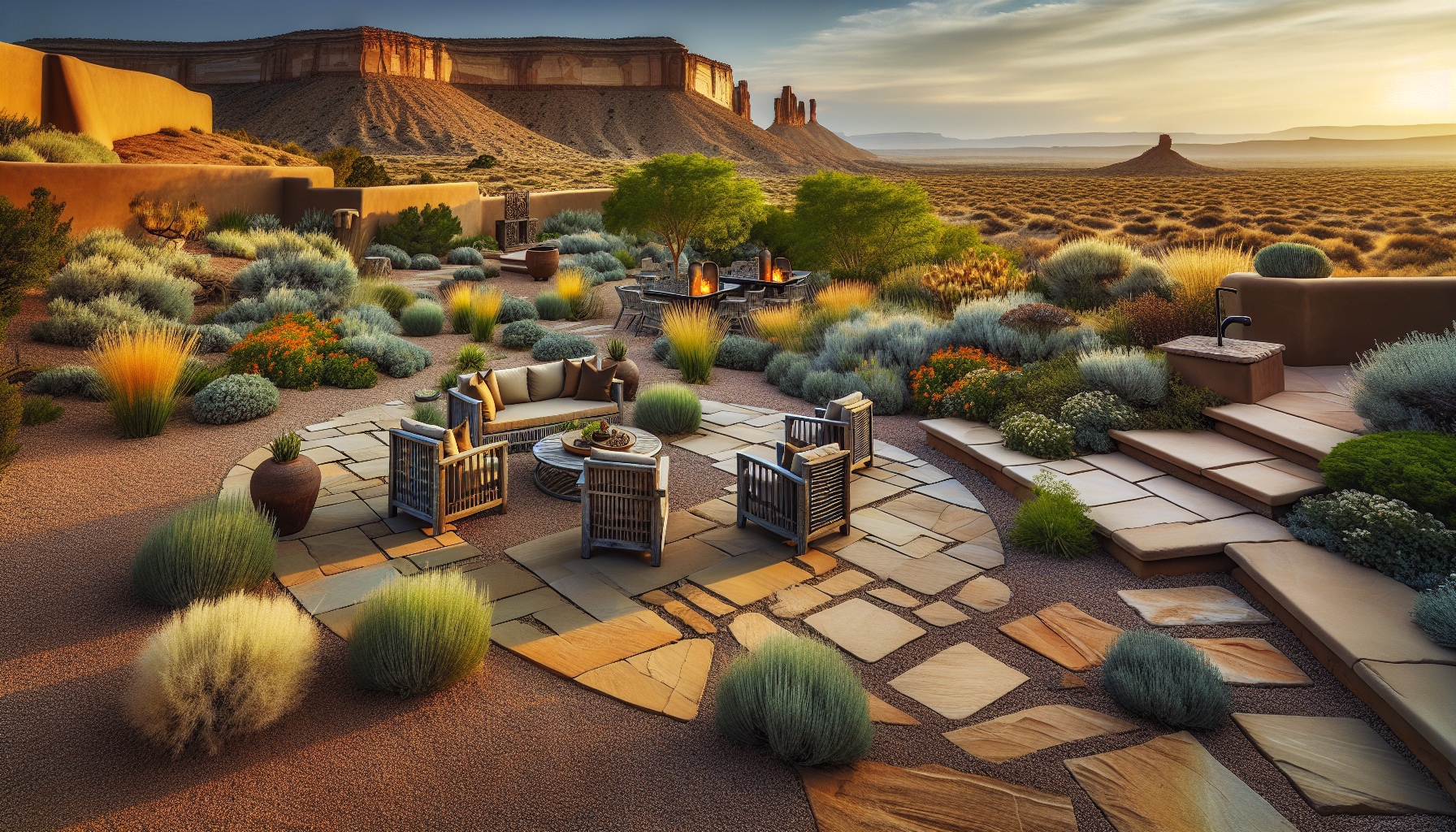 How To Use Hardscaping For Resource-efficient Landscaping Near Mesa