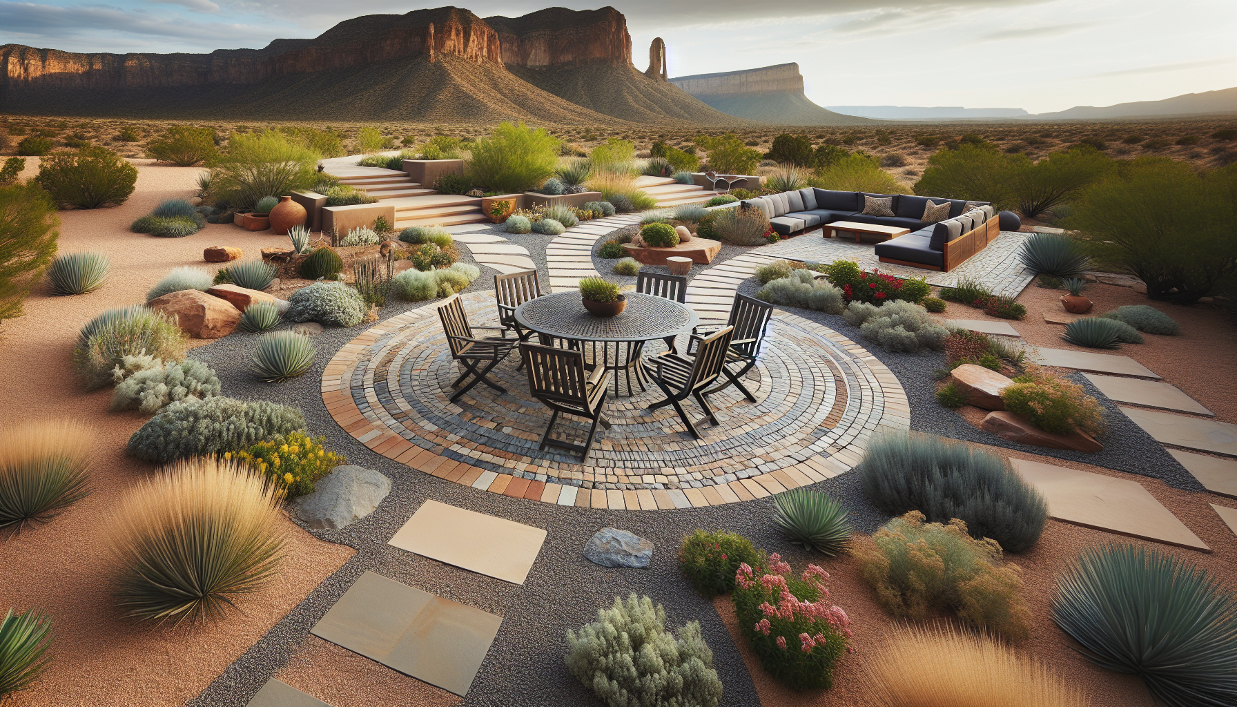 How To Use Hardscaping For Resource-efficient Landscaping Near Mesa