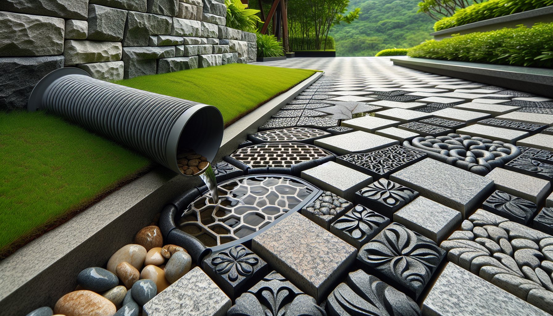 How To Use Hardscaping For Downspout Installation Near Tempe