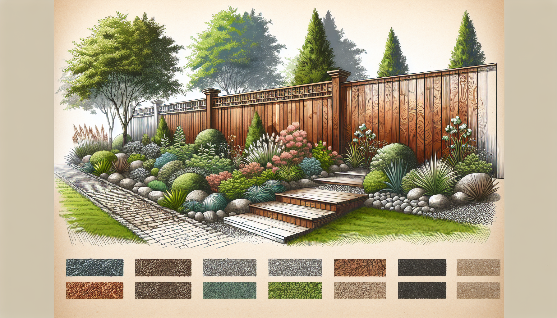 How To Use Hardscaping For Fence Staining Near Tempe