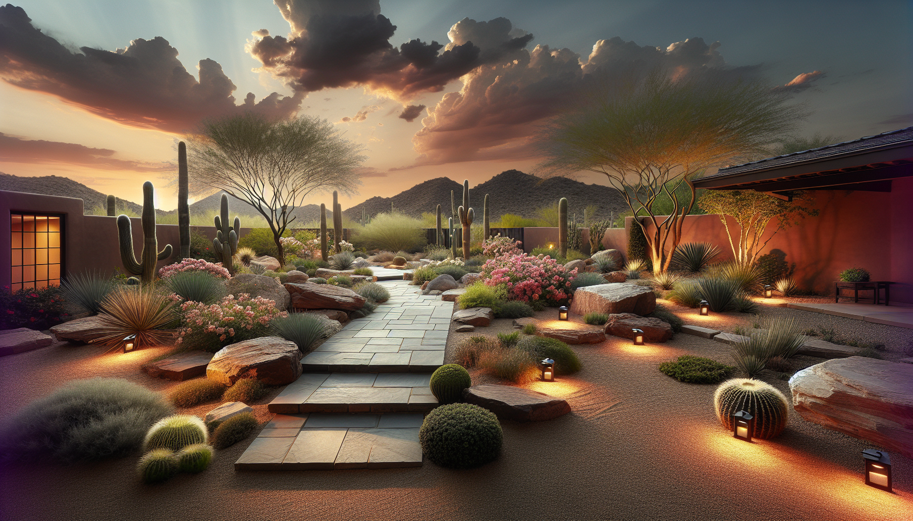 How To Use Hardscaping For Landscape Troubleshooting Near Tempe