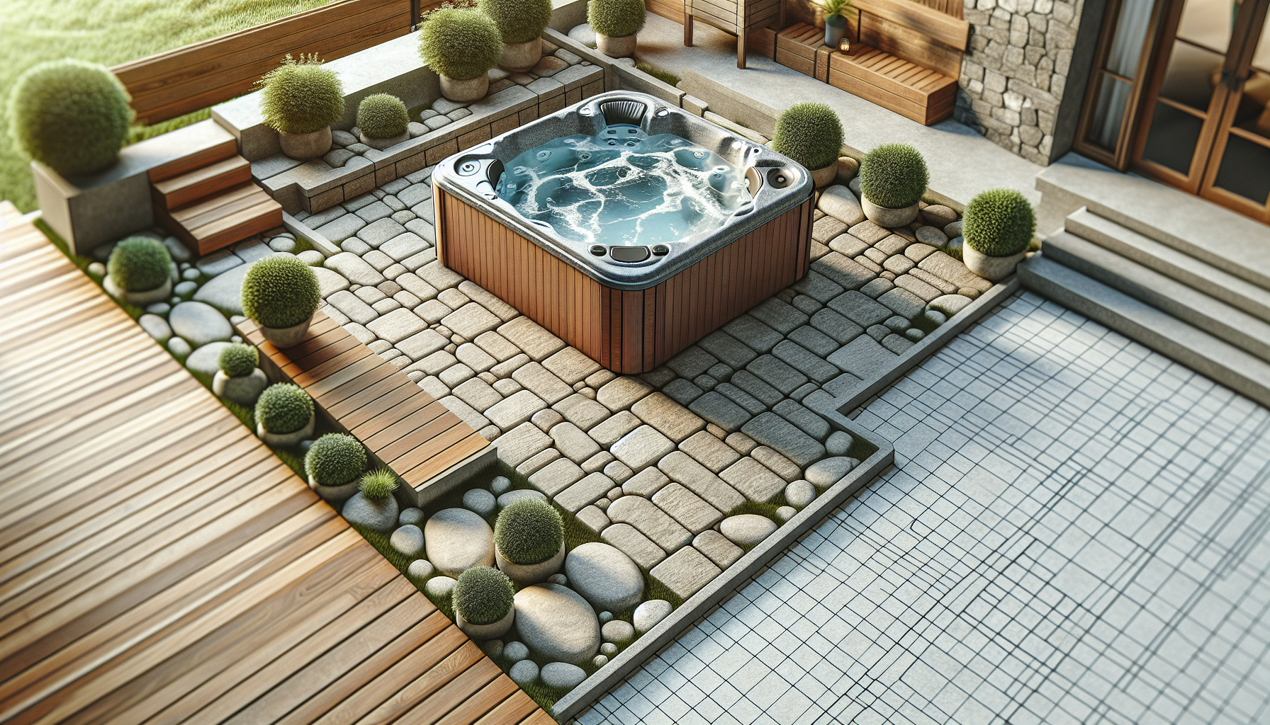 Can Pavers Hold A Hot Tub?
