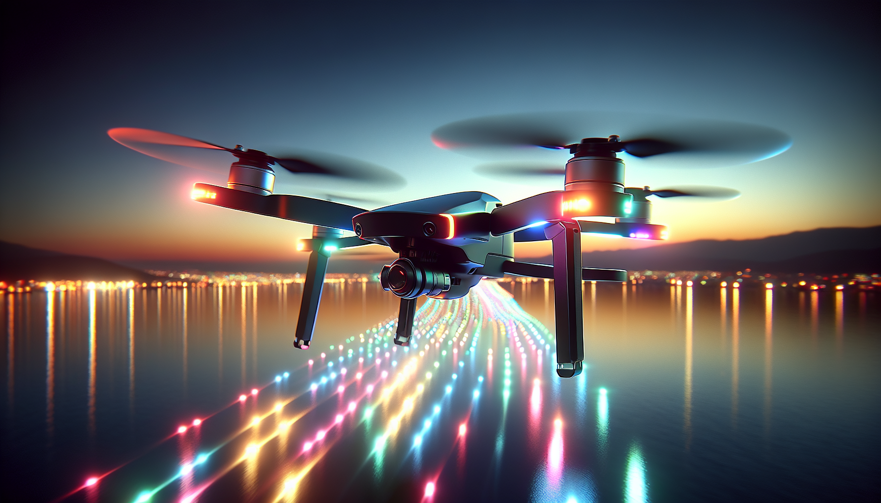 Drone light shows create vivid displays