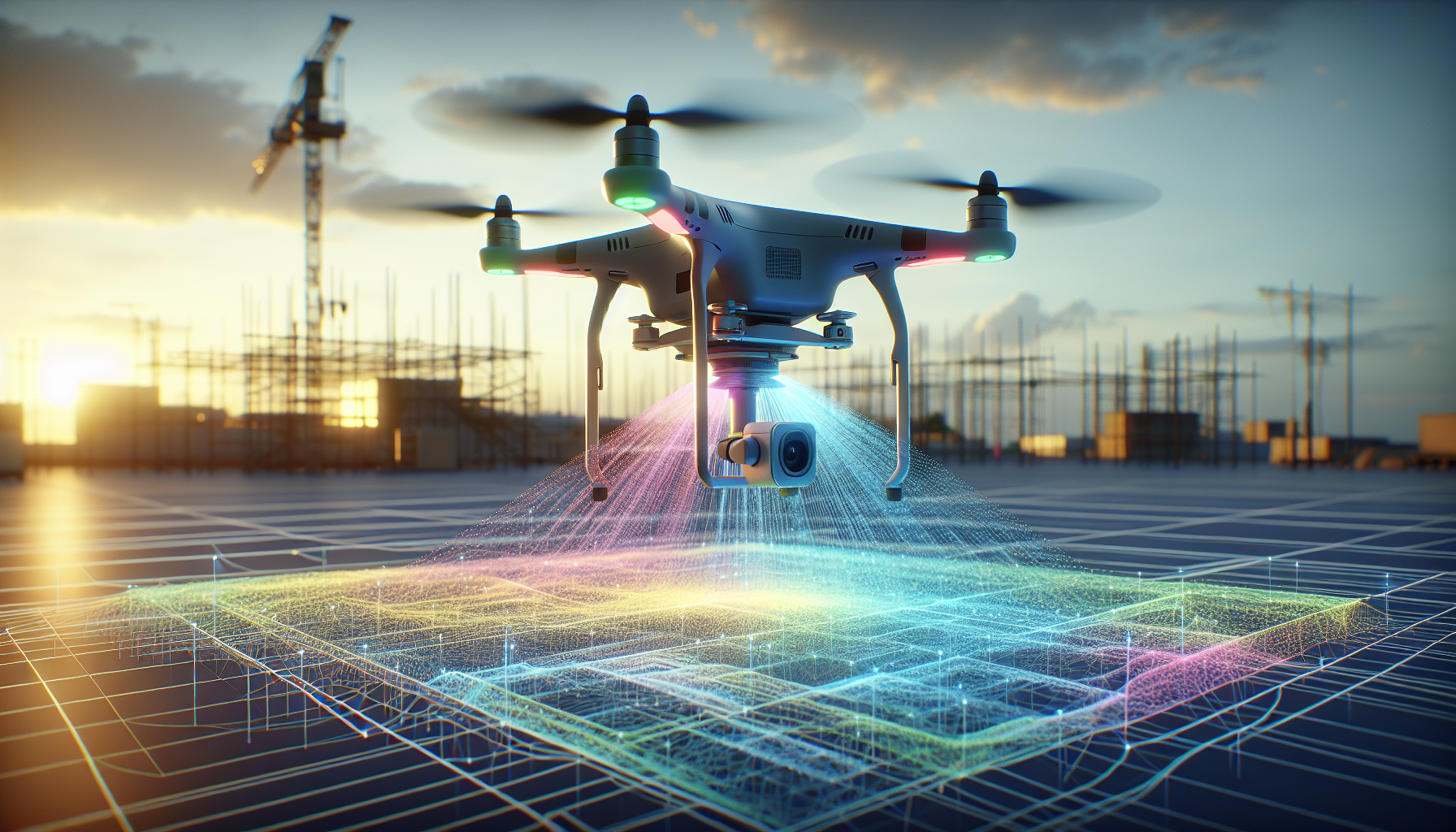 3D mapping drones capture accurate site models